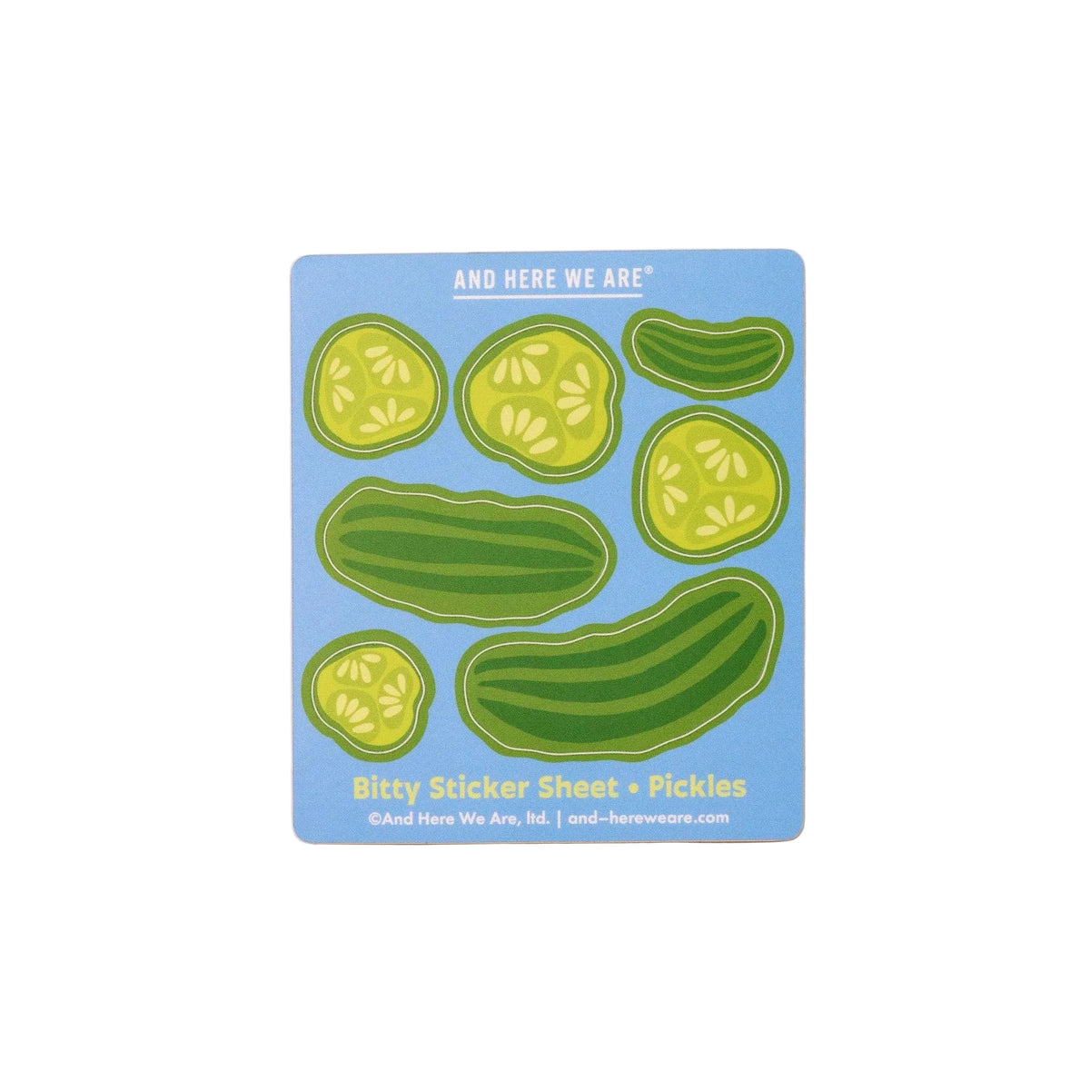 Mini Pickle Vinyl Sticker Sheet