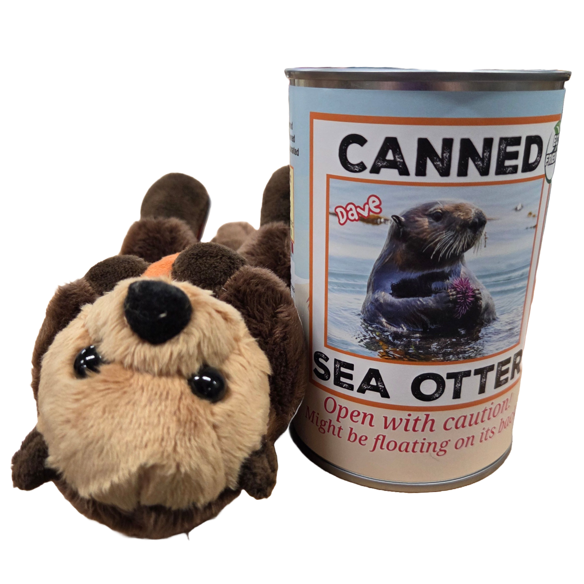 Canned Sea Otter Animal Plush