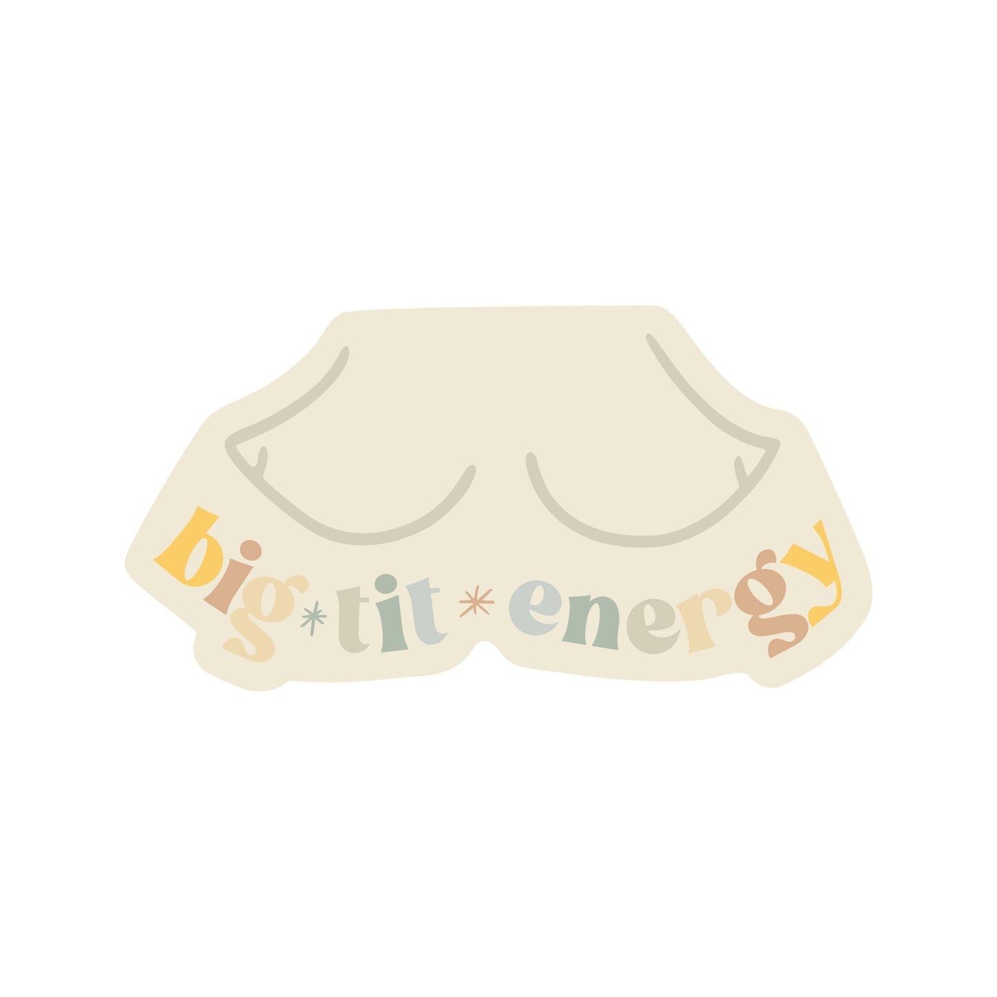 Big Tit Women Sticker