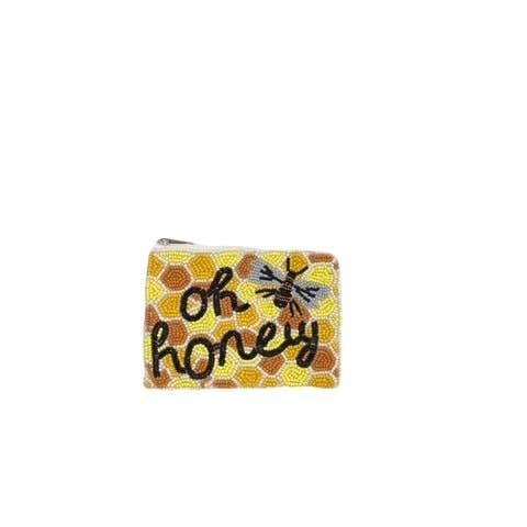 Oh Honey Beaded Pouch