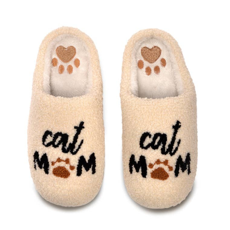 Cat Mom Slippers