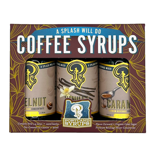 Coffee Syrup Gift Set | Vanilla, Hazelnut & Caramel