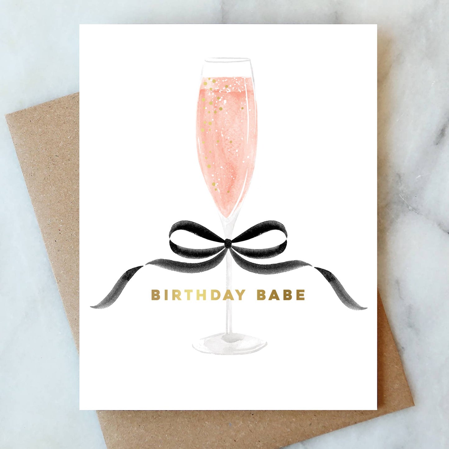 Birthday Babe Greeting Card