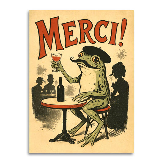 Merci! Thank You Card