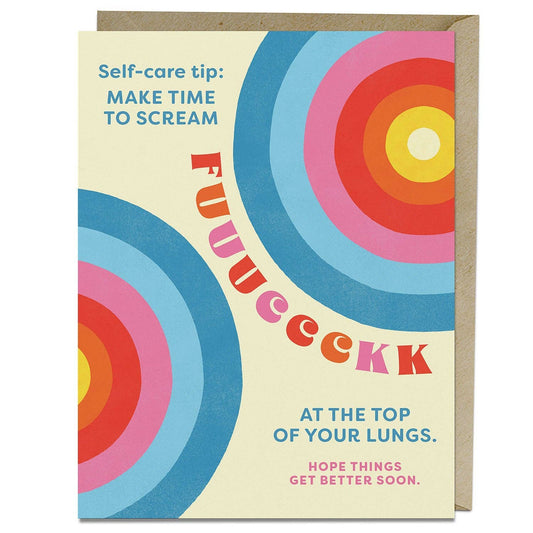 Self-Care Tip Greeting Card