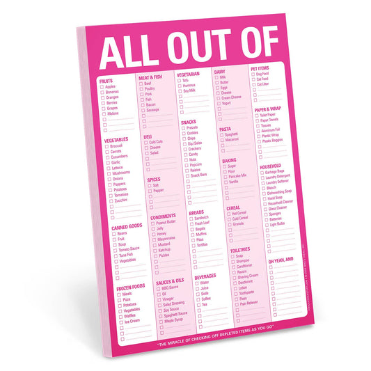 All Out Of Notepad