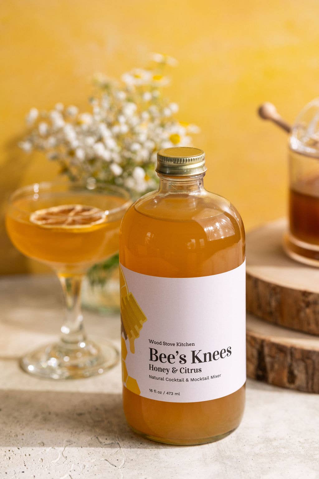 Bee's Knees Cocktail & Mocktail Mixer (16 fl oz)