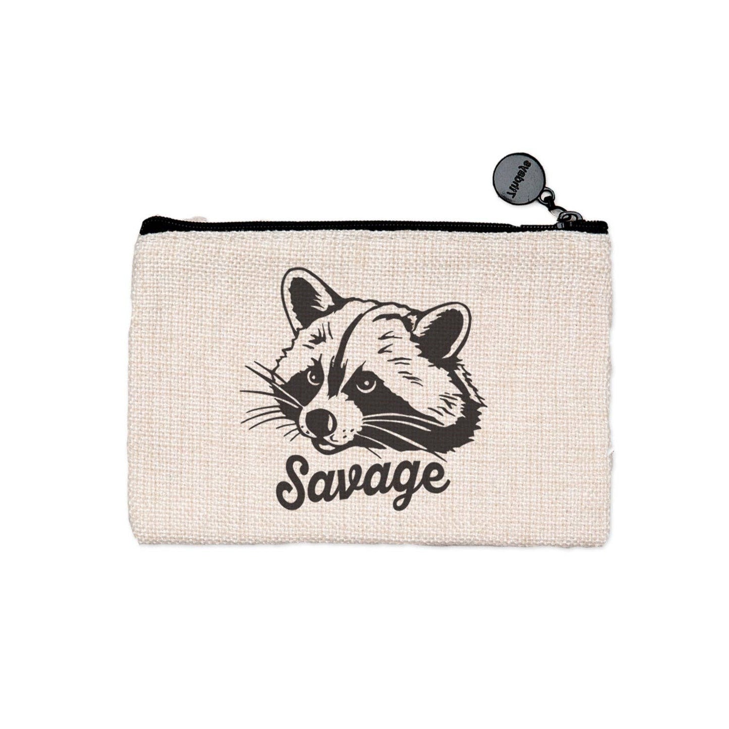 Raccoon Zipper Pouch | Small Travel & Cosmetic Bag