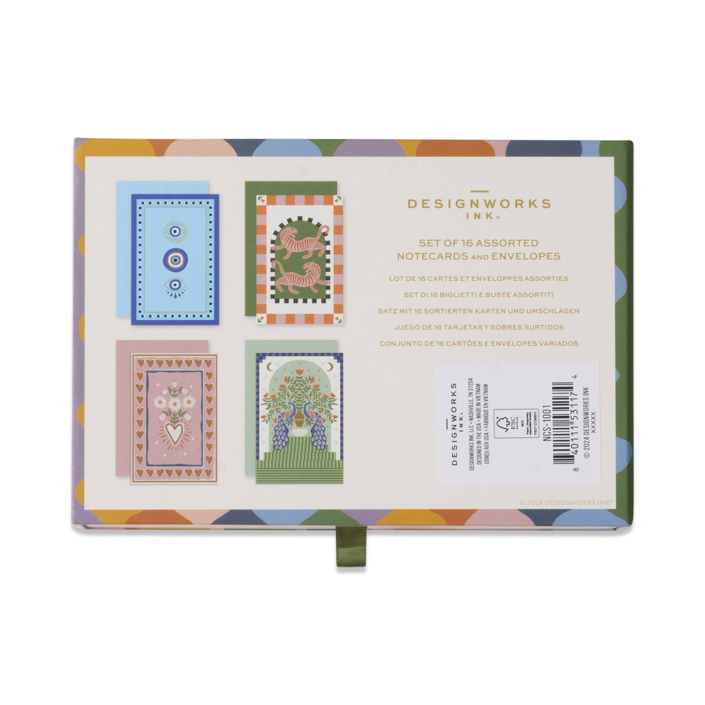 Assorted Notecards Set | 16-Count Boxed Stationery