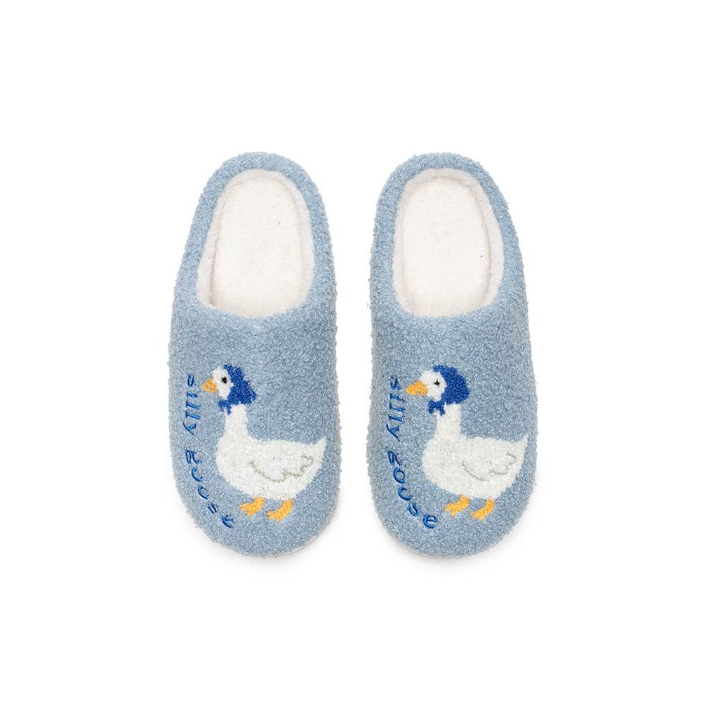 Silly Goose Slippers | Cute Indoor/Outdoor Slippers – Living Royal M/L