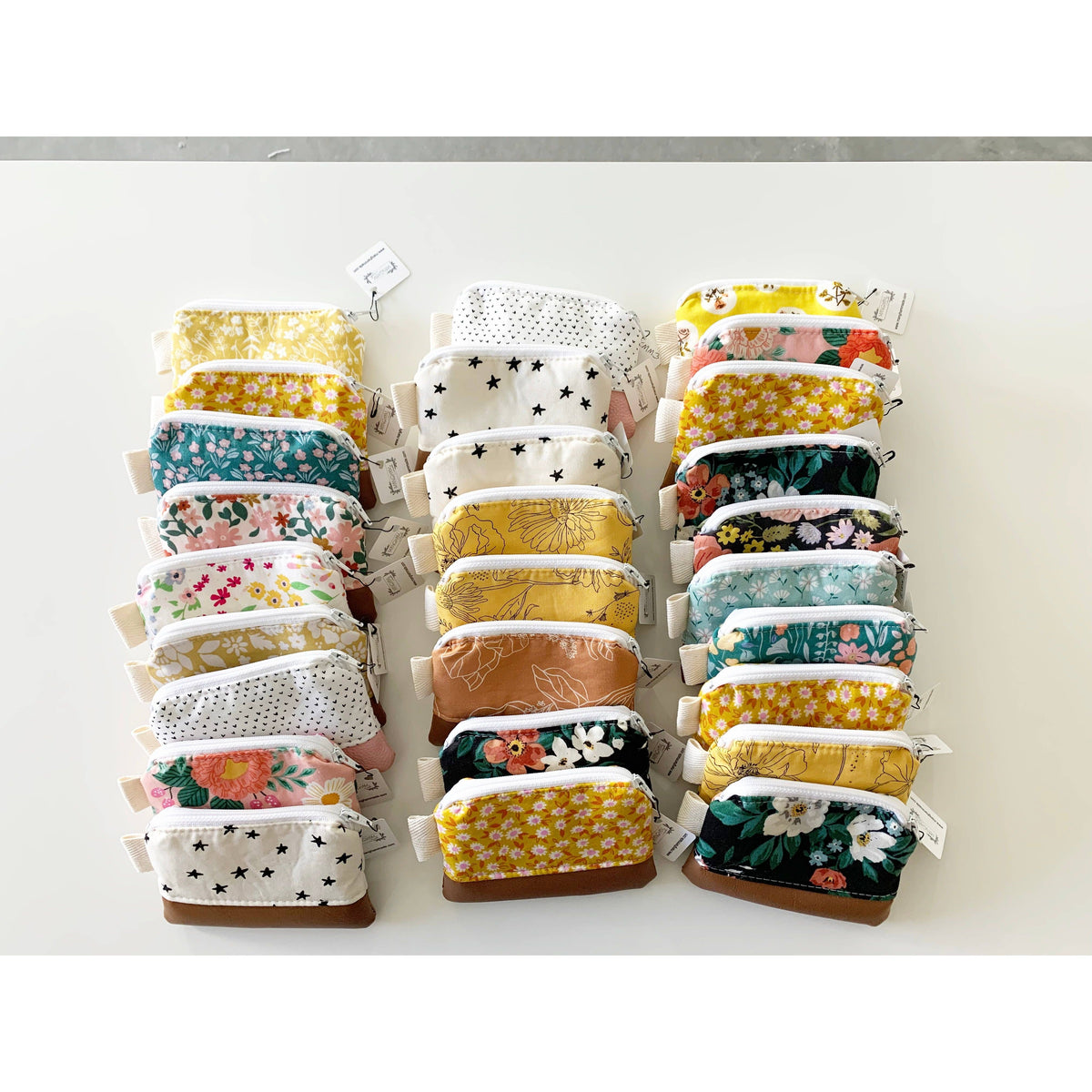 Credit Card Zipper Pouch Variety Pack | Handmade Coin & Card Wallet