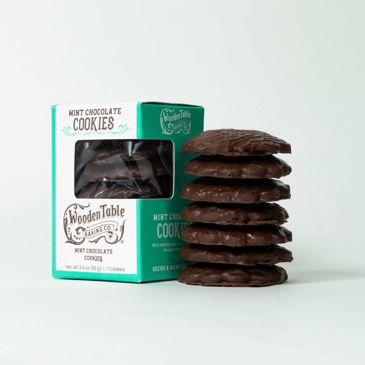 Mint Chocolate Tea Cookies
