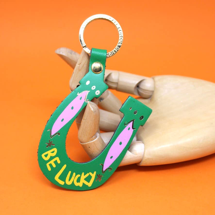 Be Lucky Green Keychain