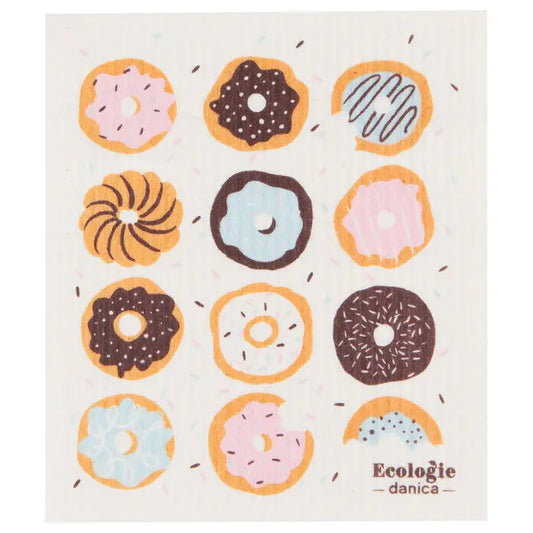 Donuts Swedish Dishcloth