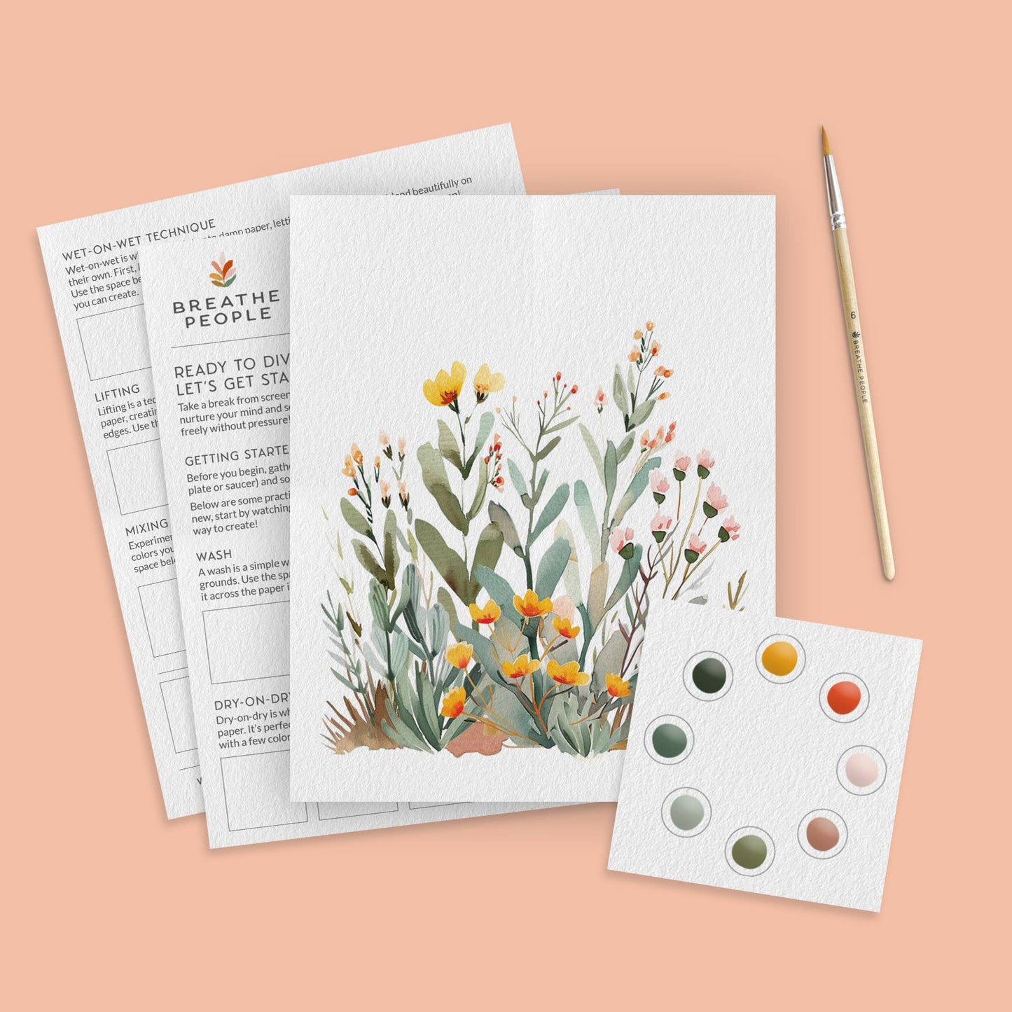 Desert Bloom Watercolor Kit