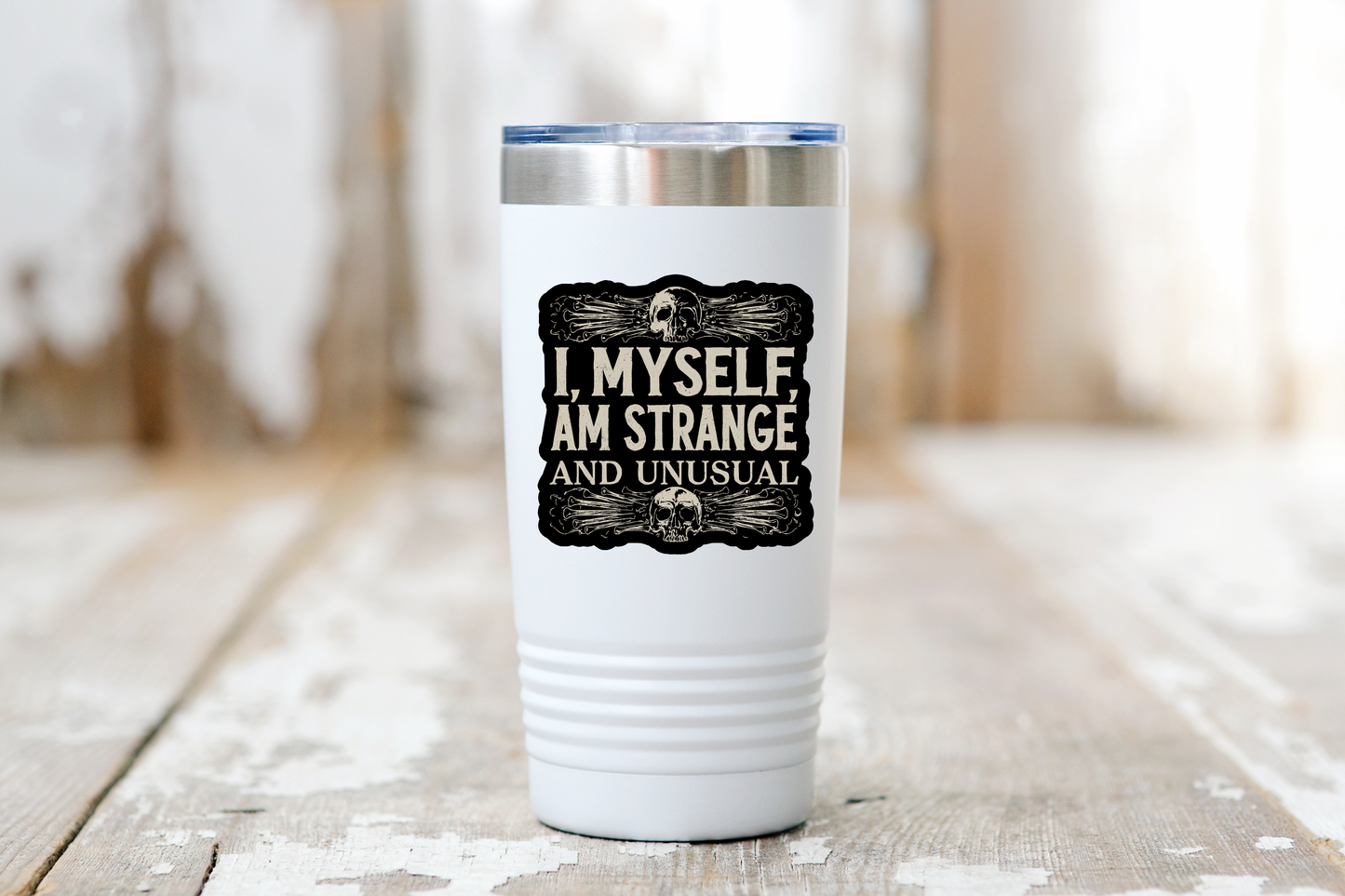 I, Myself, am Strange and Unusual Sticker