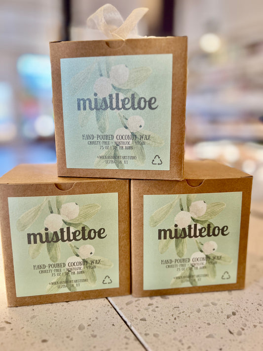 Mistletoe Holiday Candle