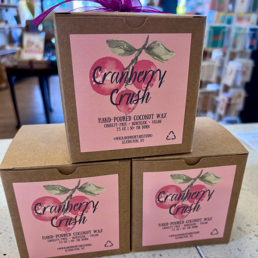 Cranberry Crush Holiday Candle
