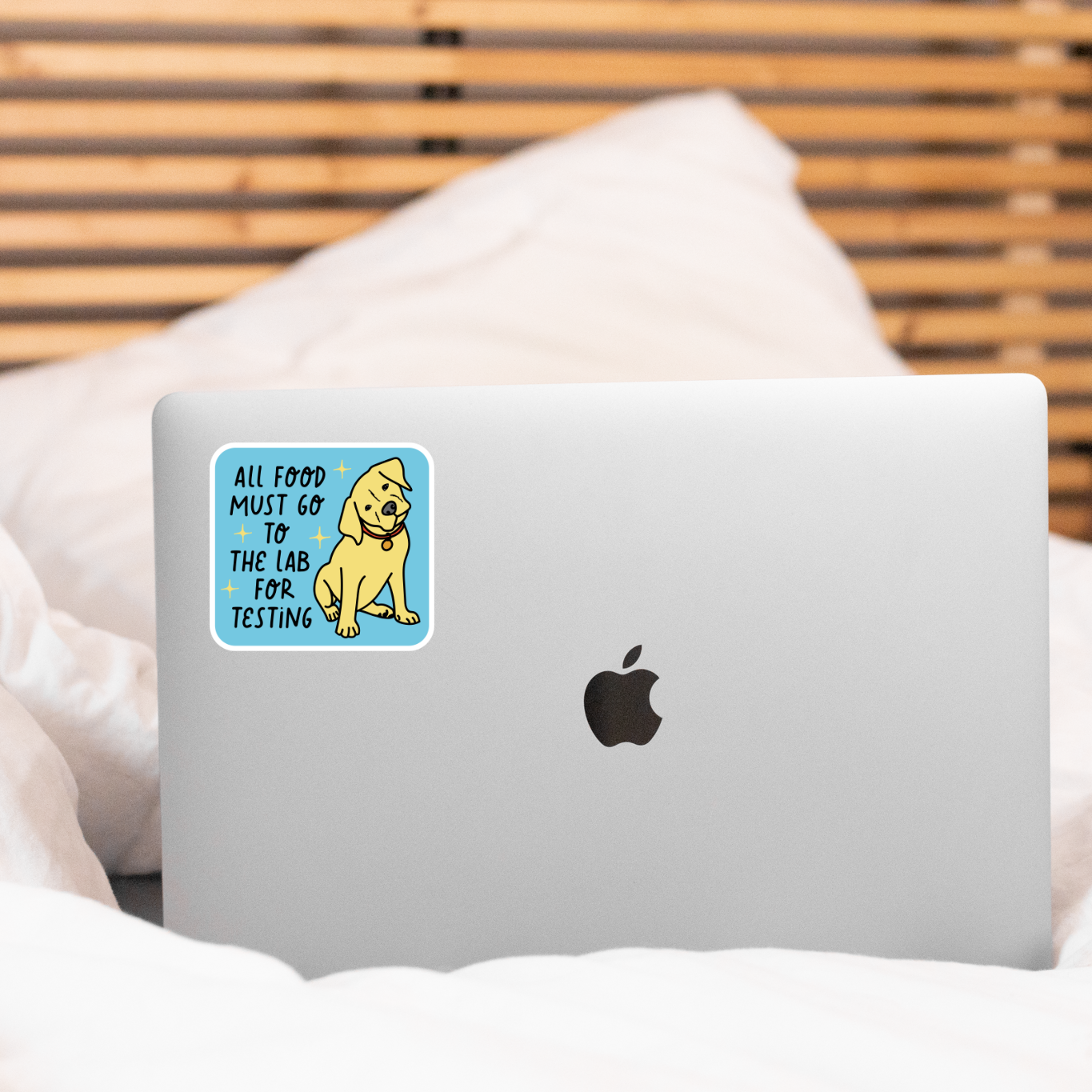 All Food Must Go to the Lab Sticker