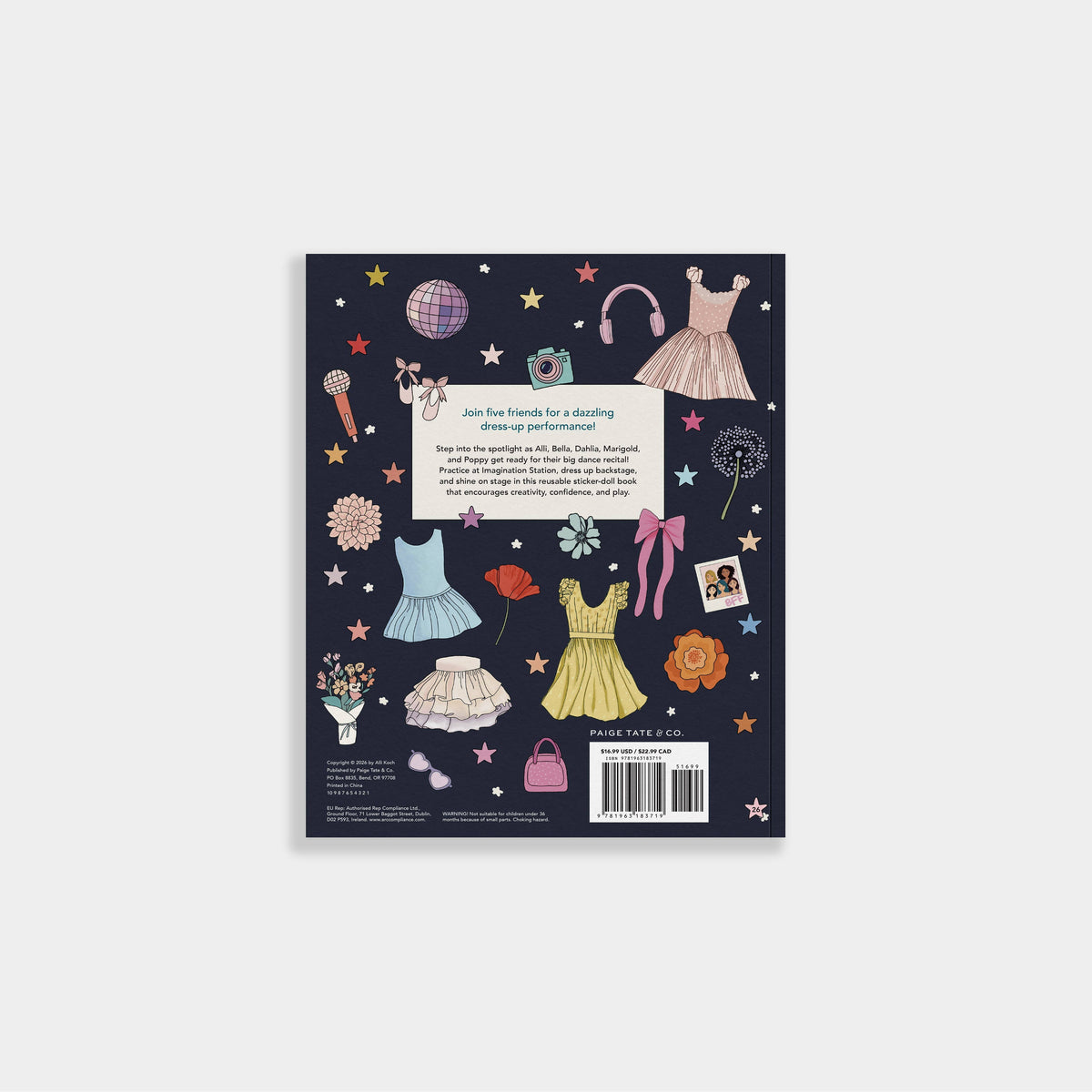My Sticker Storybook: Dance | Reusable Sticker Doll Activity Book