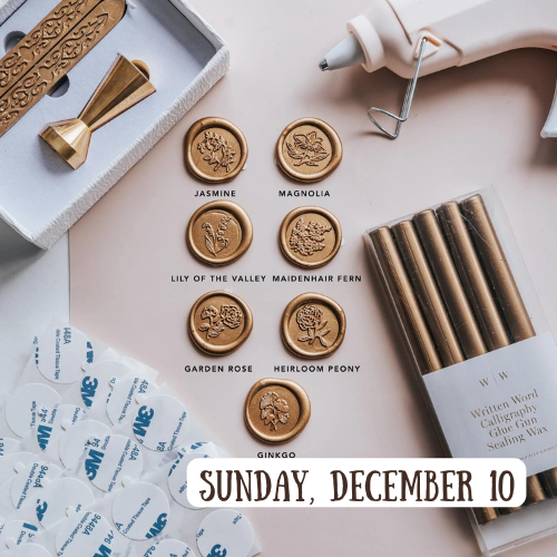Sip & Seal | Wax Seals “Crafty” Cocktail Hour | Sunday, December 10 | 2pm