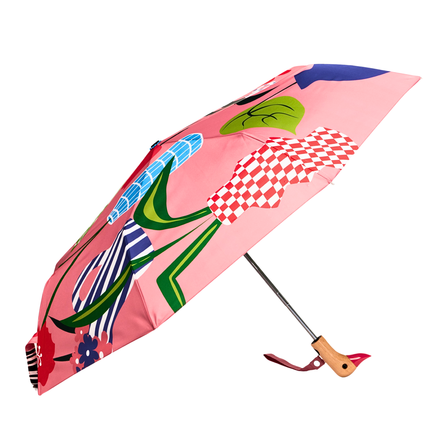 Vases Pattern Duckhead Umbrella