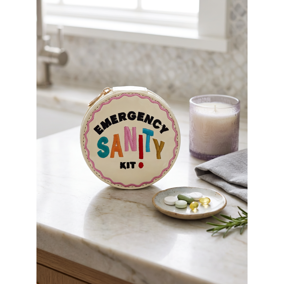 Emergency Sanity Kit Daily Pill Organizer | Travel Pill Case