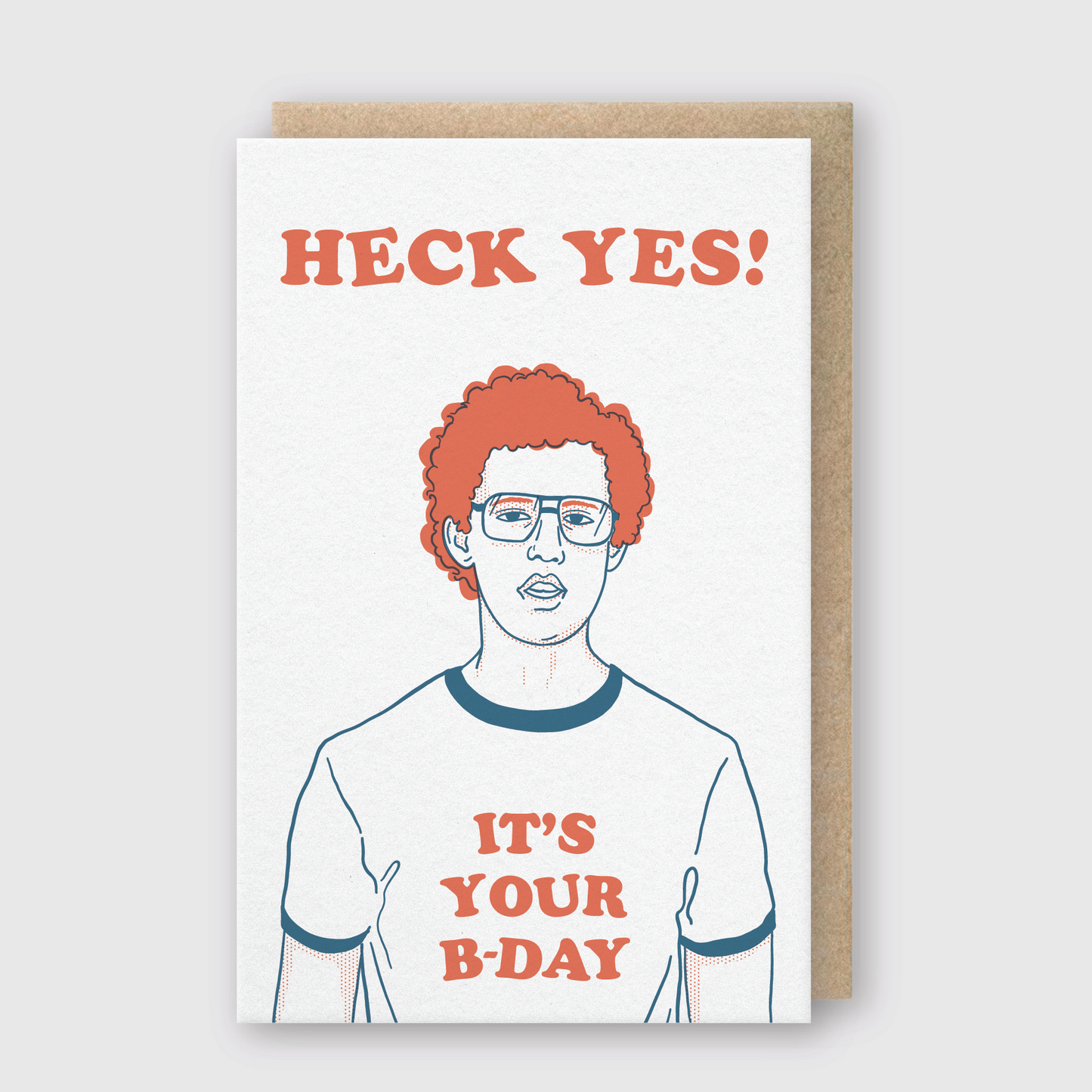 Heck Yes Birthday Greeting Card
