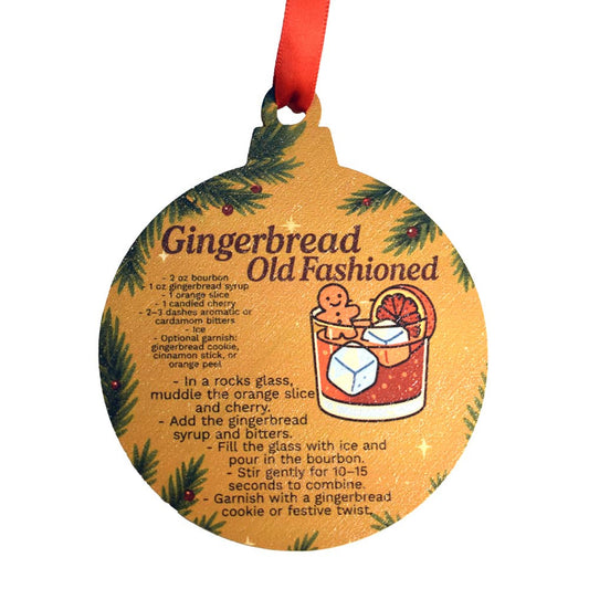 Gingerbread Old Fashioned Ornament