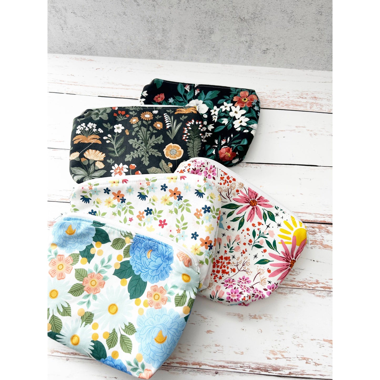 Small Cosmetics Bag Variety Pack | Handmade Makeup & Accessory Pouch