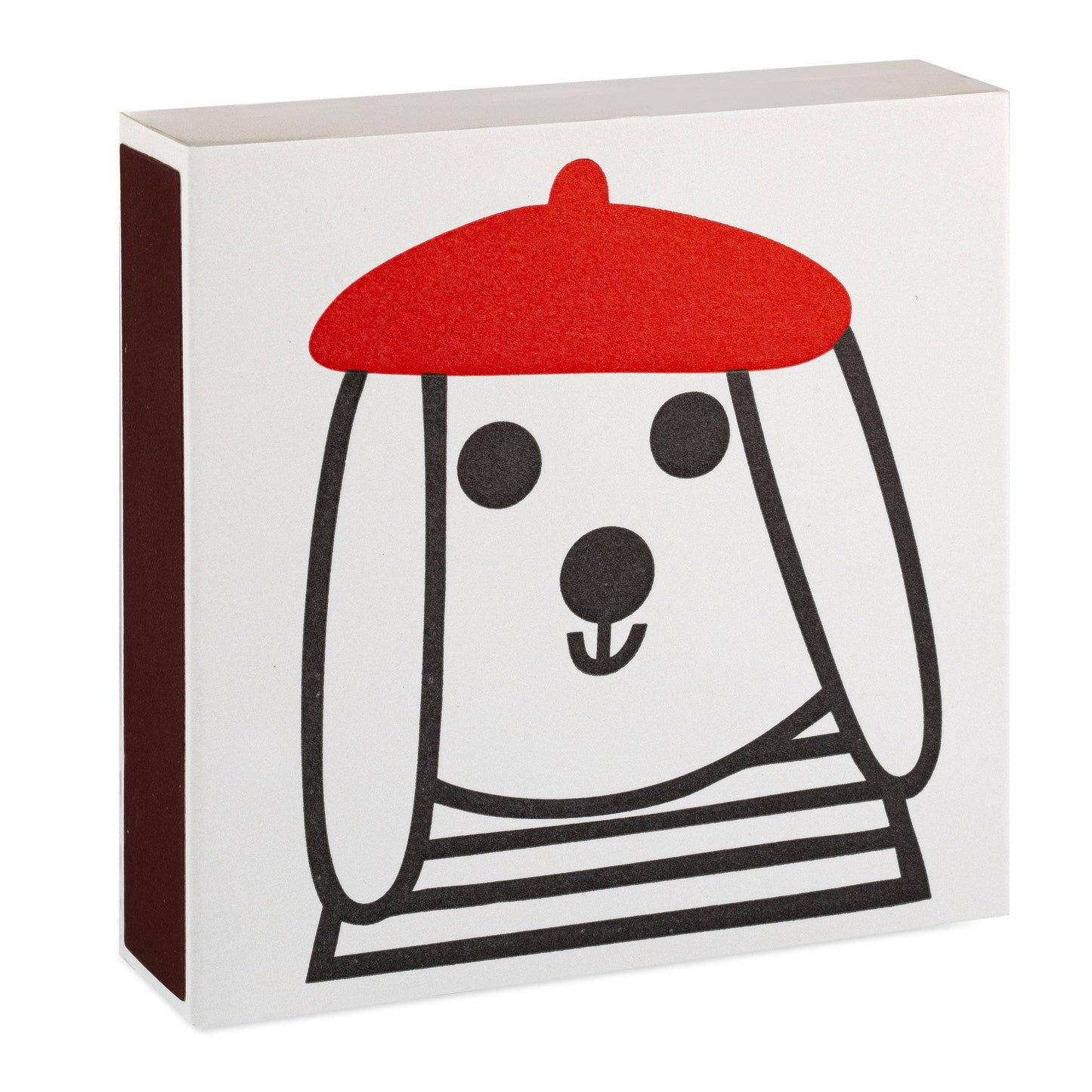 Dog in Red Beret Safety Matches | Decorative Matchbox with 125 Matches