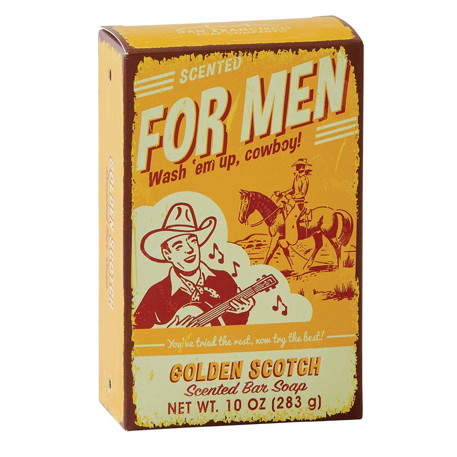 Golden Scotch Oversized Men's Soap Bar