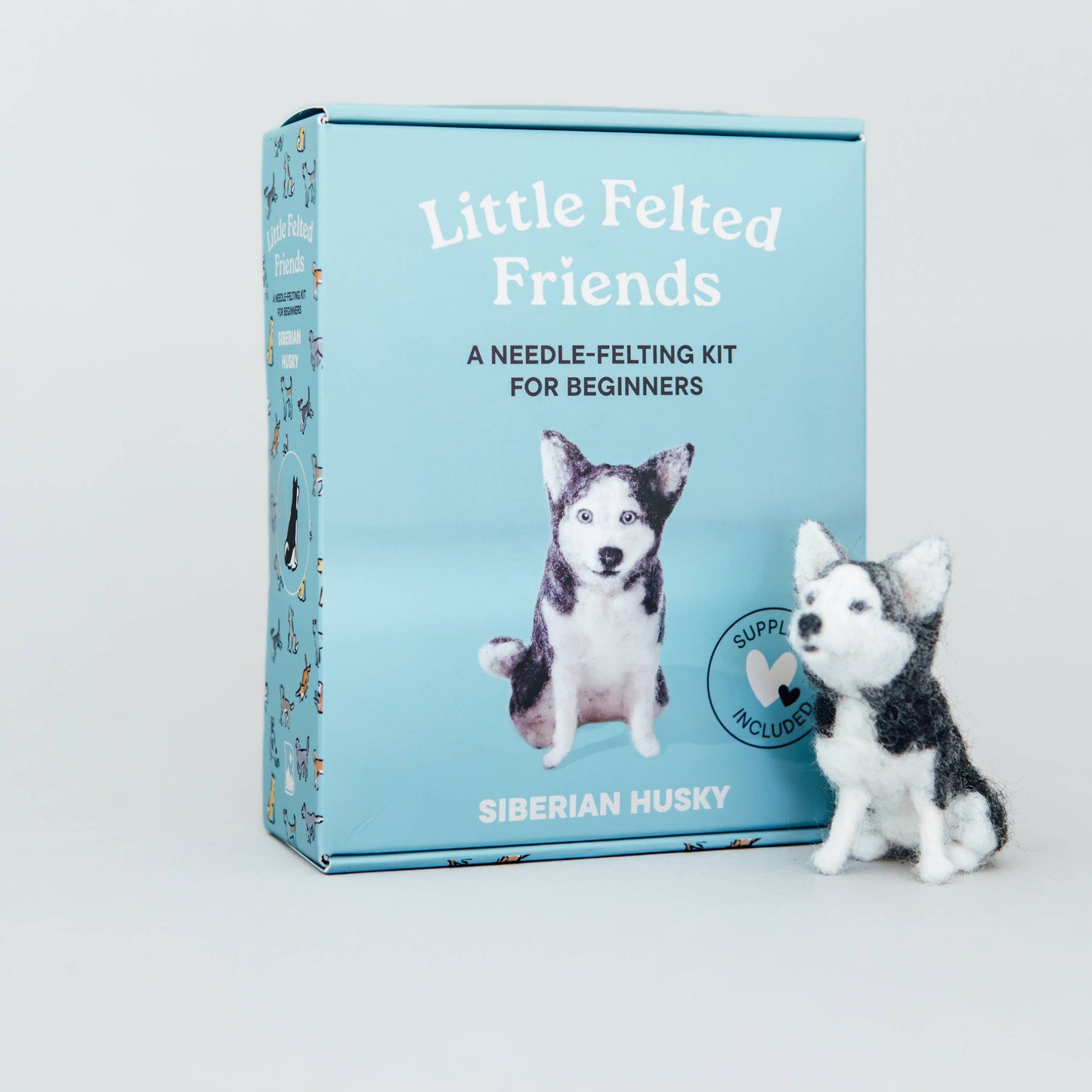 Little Felted Friends: Siberian Husky Needle Felting Kit