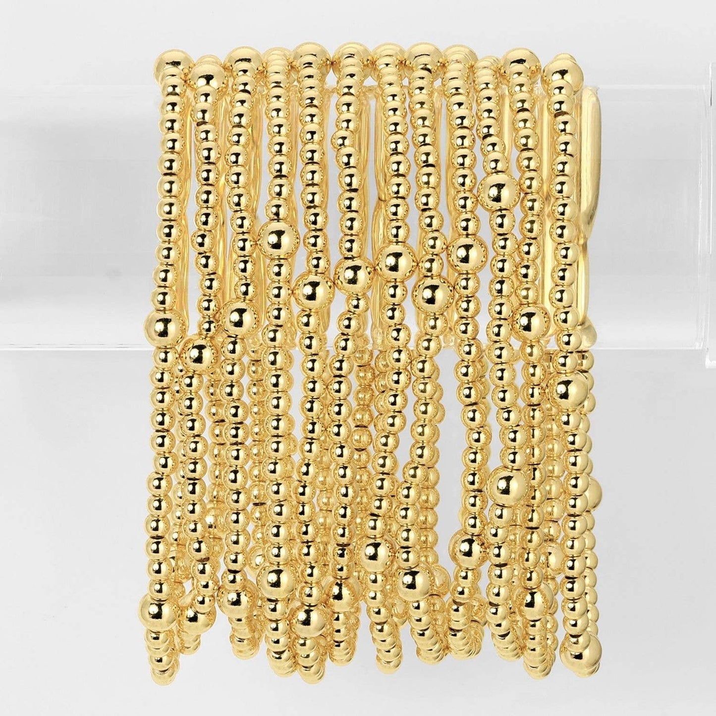 3mm & 5mm Bead Stretch Bracelet