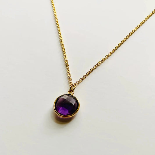 February Birthstone Necklace