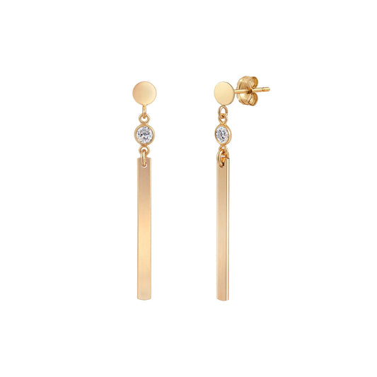 Sparkle Bar Dangle Earrings