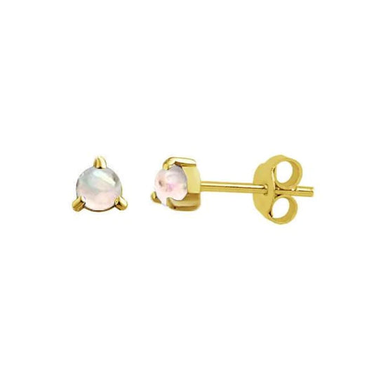 Opal Fire Stud Earrings