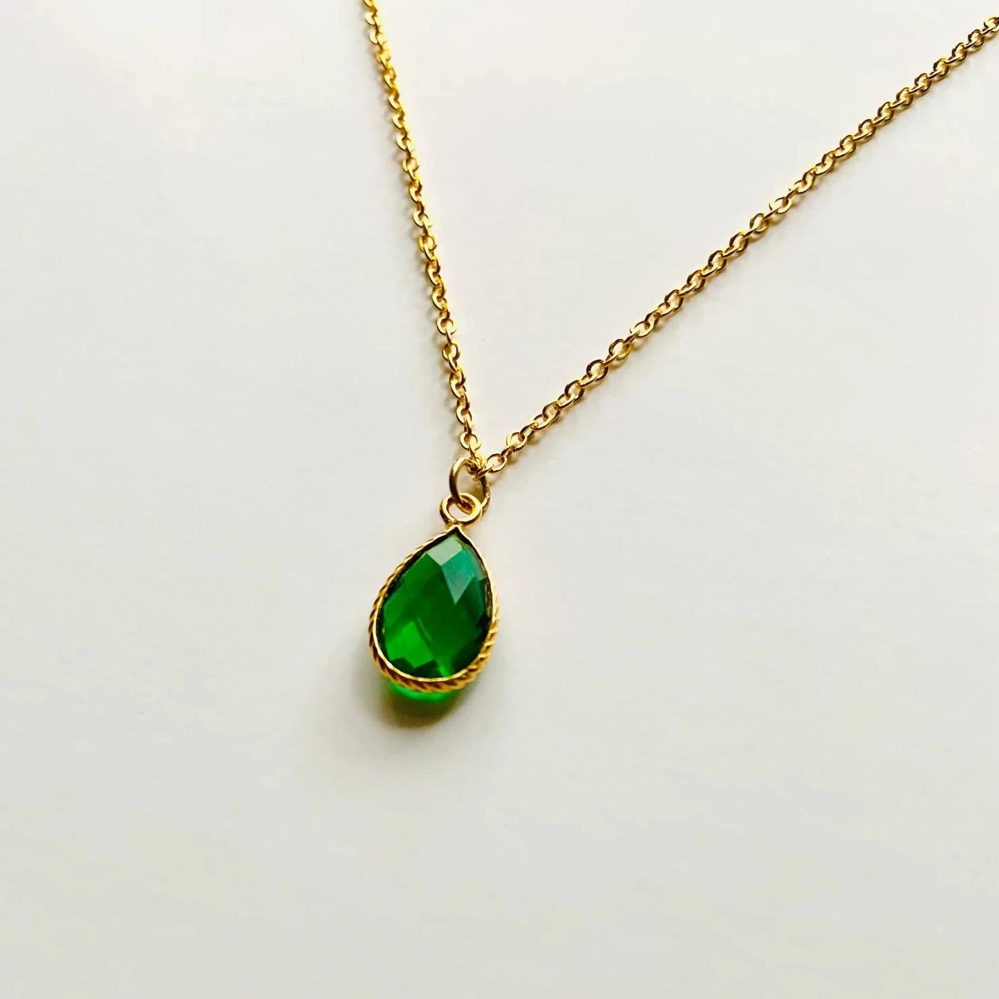 May Birthstone Necklace