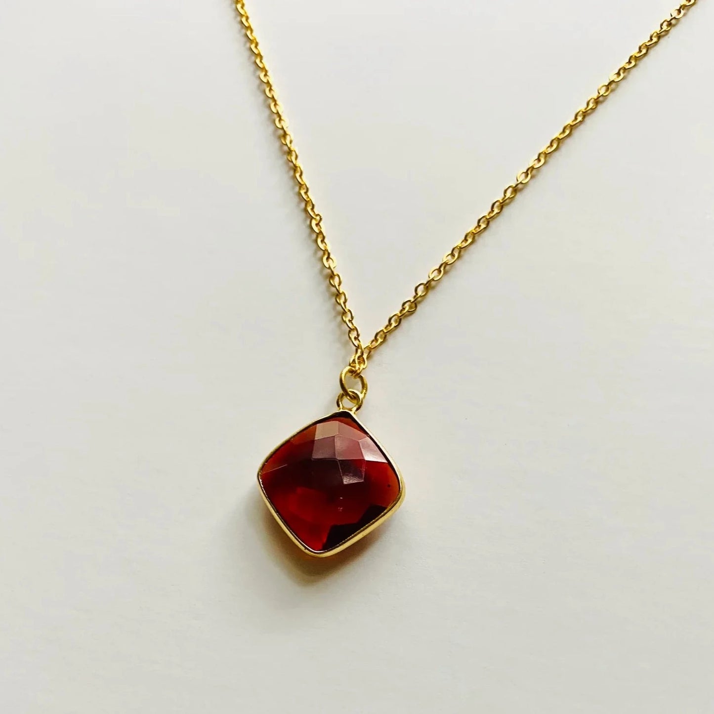 January Birthstone Necklace