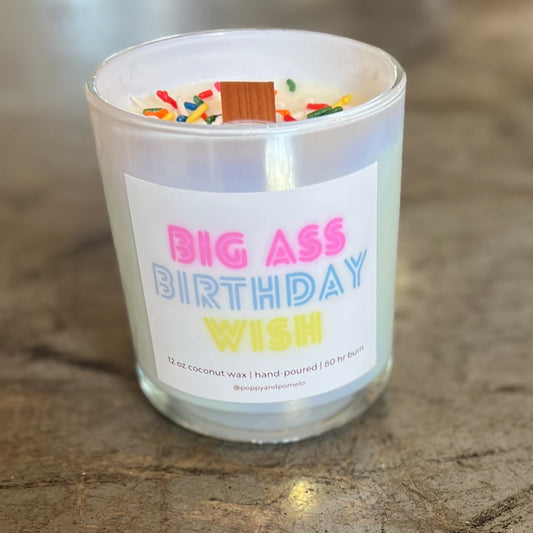 Best Wishes Birthday Candle