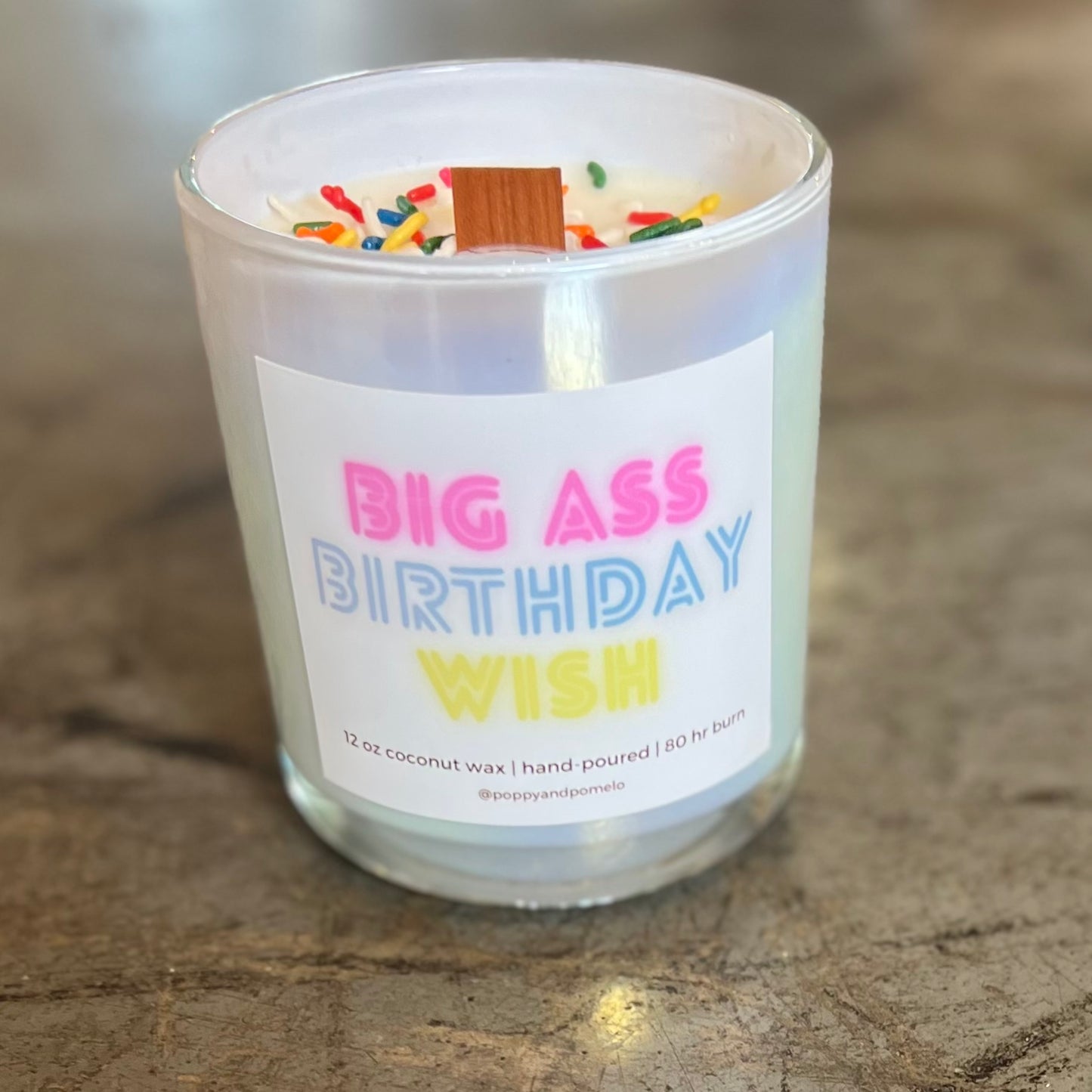 Best Wishes Birthday Candle