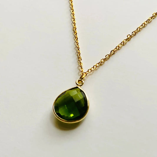 August Birthstone Necklace
