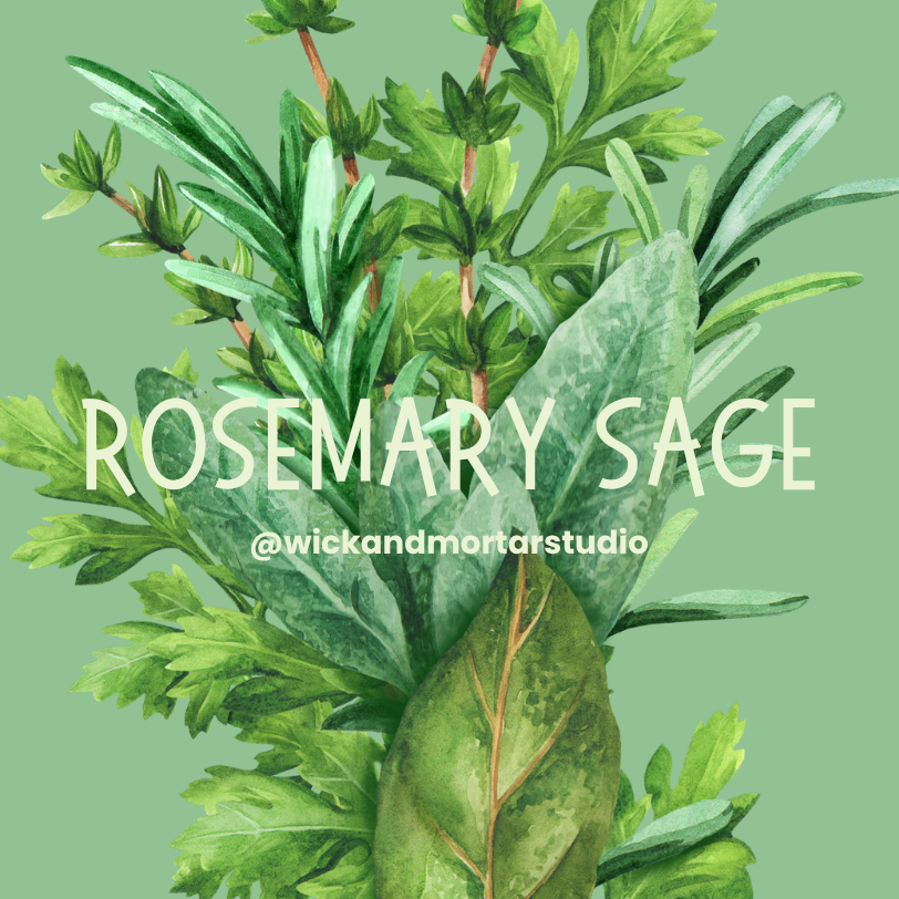 Rosemary Sage Coconut Wax Candle