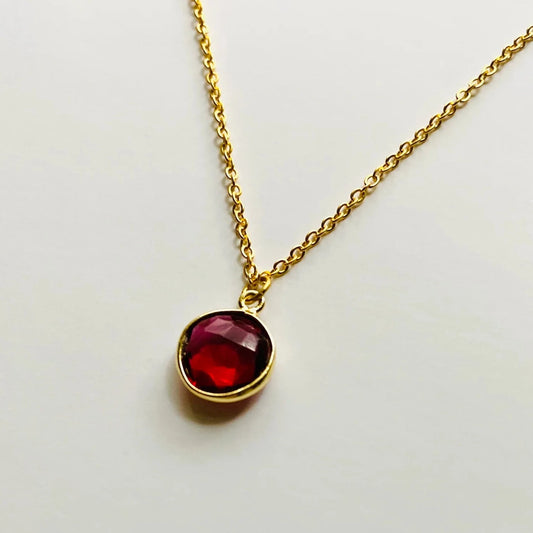 July Birthstone Necklace
