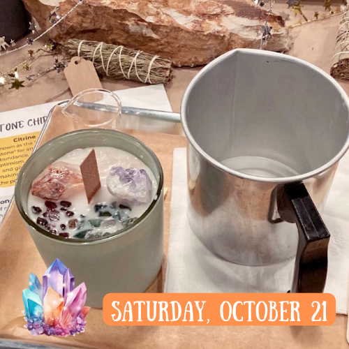 Crystal Candle Class | Saturday, October 21st