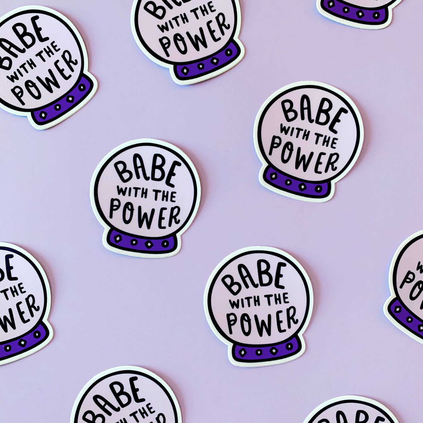 Babe With The Power Crystal Ball Sticker | Labyrinth Inspired Vinyl Decal