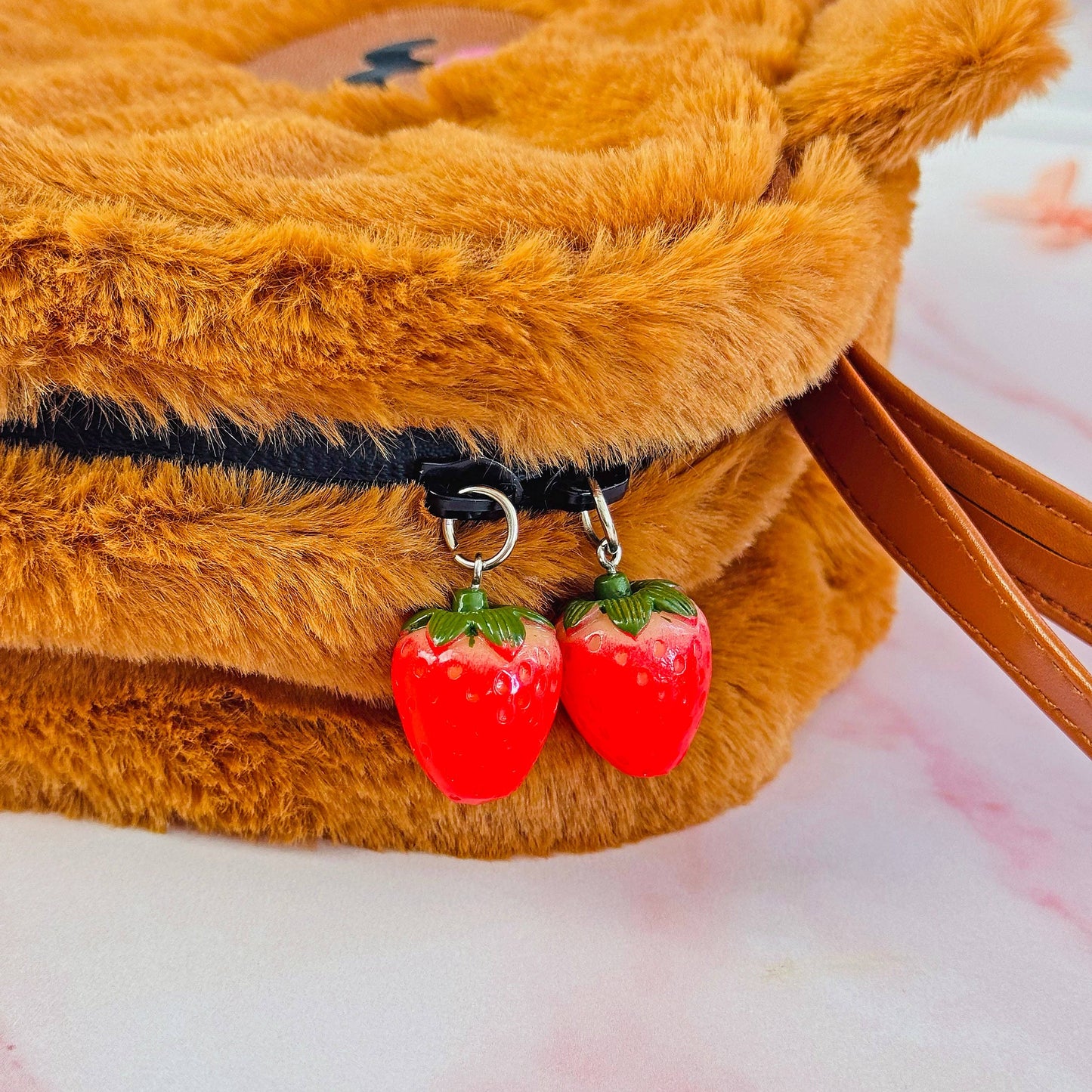 Smell-Proof Strawberry Bear Bag