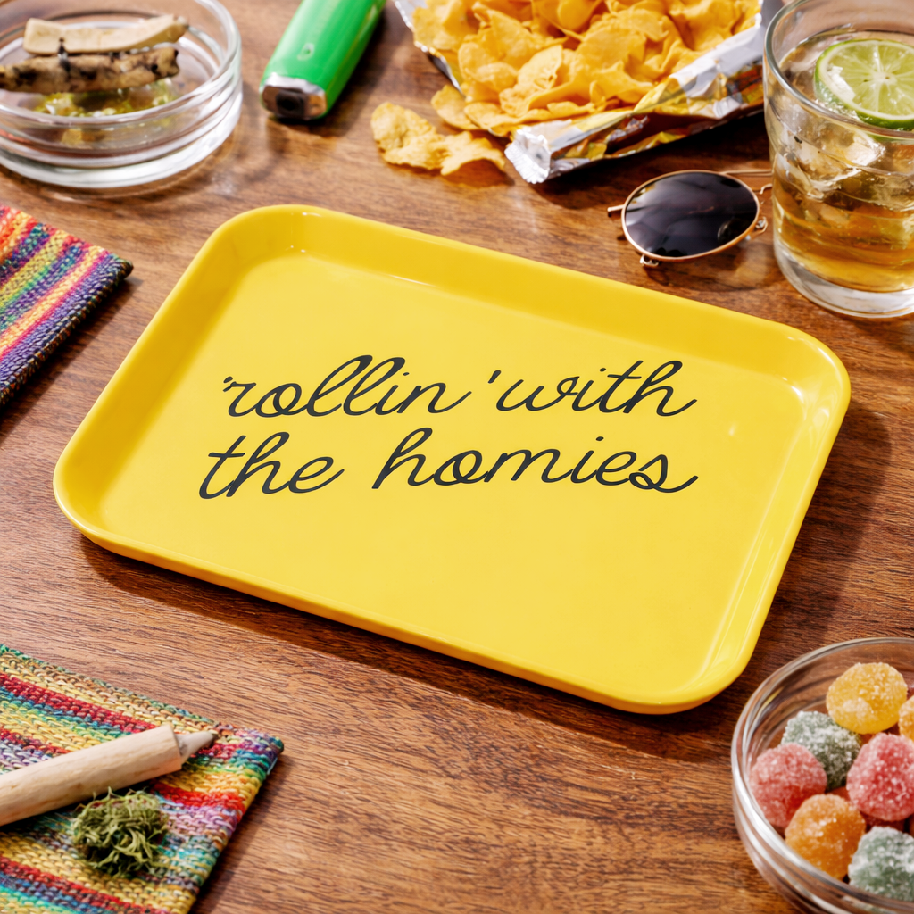 Rollin' with the Homies Trinket Tray – Funny Melamine Catchall