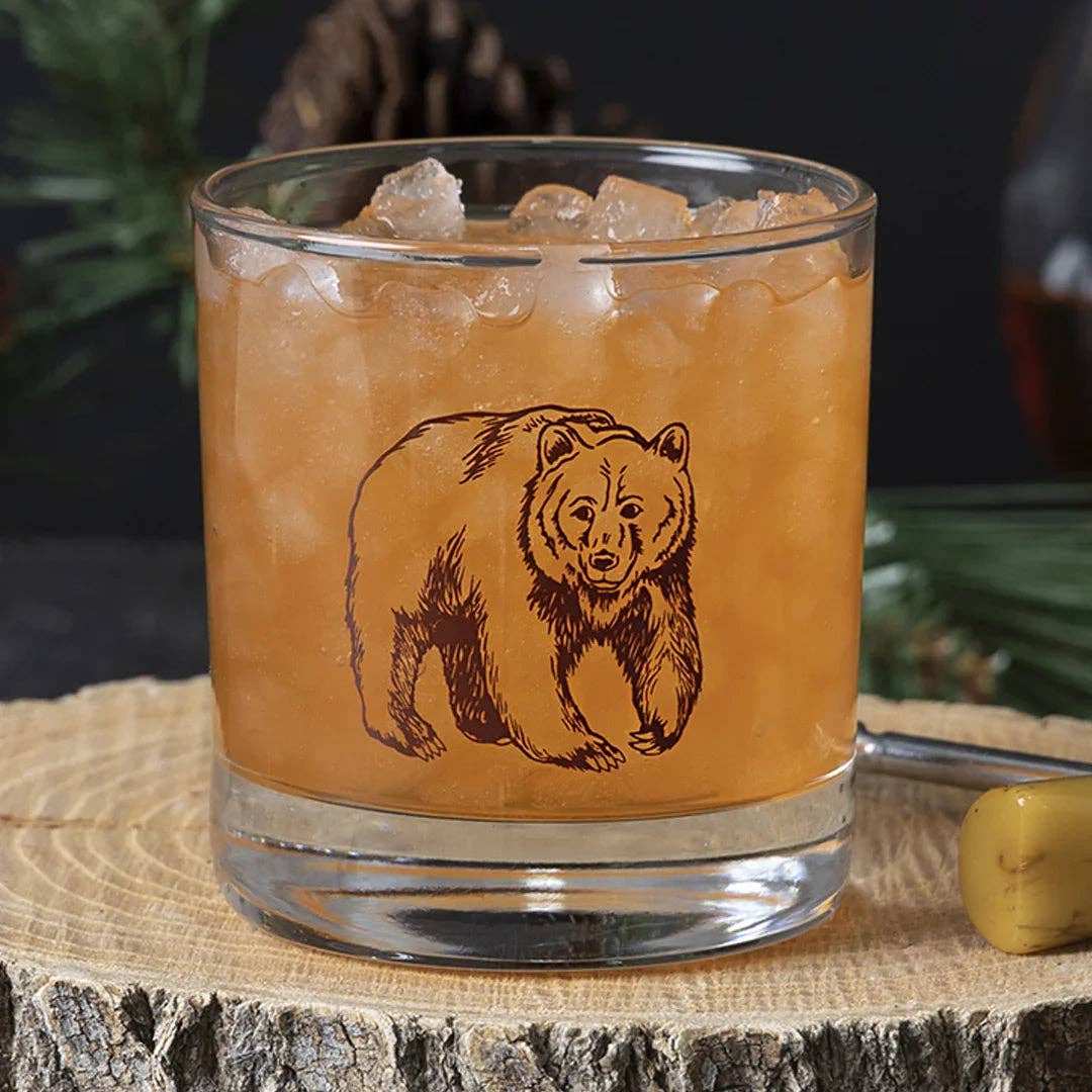 National Park Rocks Glass Set | Set of 4 Whiskey Glasses