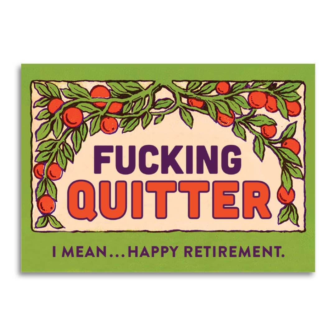 Funny Happy Retirement Greeting Card